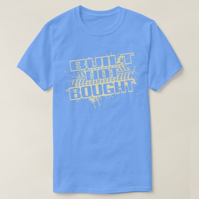 Byggt Lastbil Drag Mudding Lera Springa T Shirt (Design framsida)