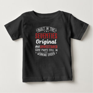 Byggt på 70-talet, original och oåterställd t shirt