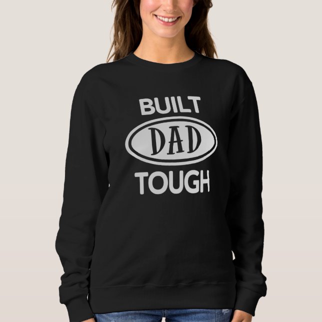 Byggt Pappa Tuff Bygger Pappa bil Killar Mechanic  T Shirt (Framsida)