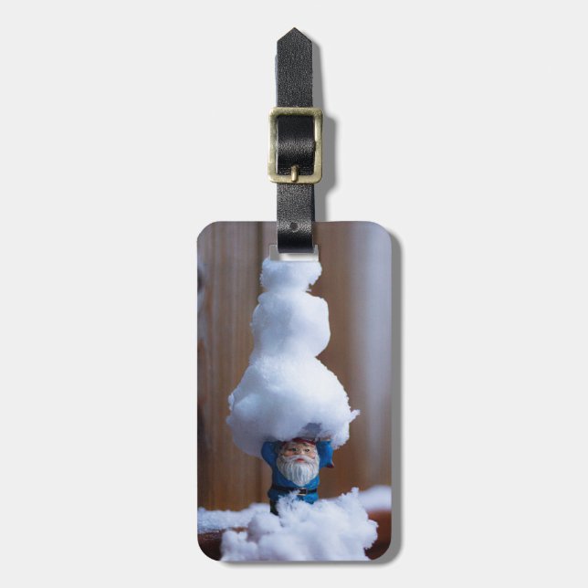 BYGGT SNÖGUBBE V BAGAGEBRICKA (Vertikal Framsida)