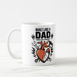 Byggt som Pappa - Springa som Maskin Kaffemugg