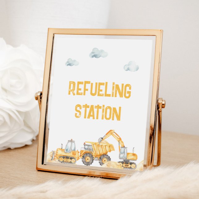 Byggtema födelsedag poster (Skapare uppladdad)