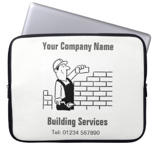 Byggtjänster Tecknad datorsleeve Laptop Sleeve