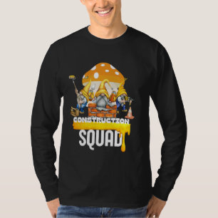 Byggtorgskorgsfärg Gnome Birthday Mushr T Shirt