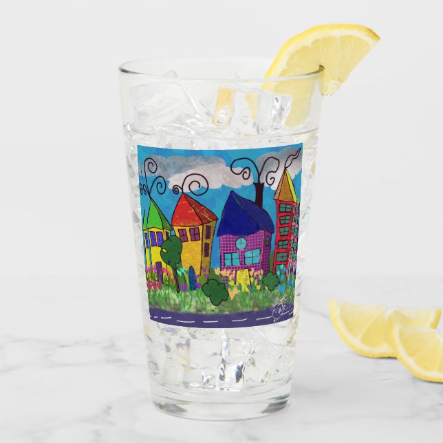 Byglassens bymugg glaskopp (Bakside Is)