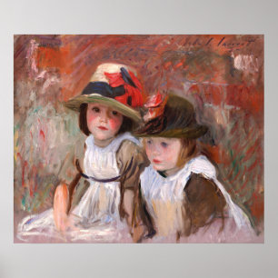 Bygobarnet (1890) av John Singer Sargent Poster