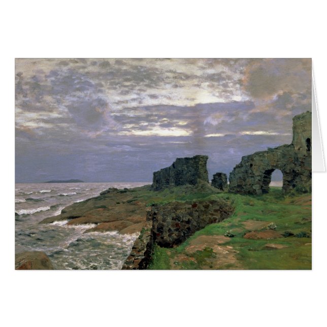 Bygone Days, Twilight, Finland, 1897 Hälsningskort (Framsidan Horizontal)