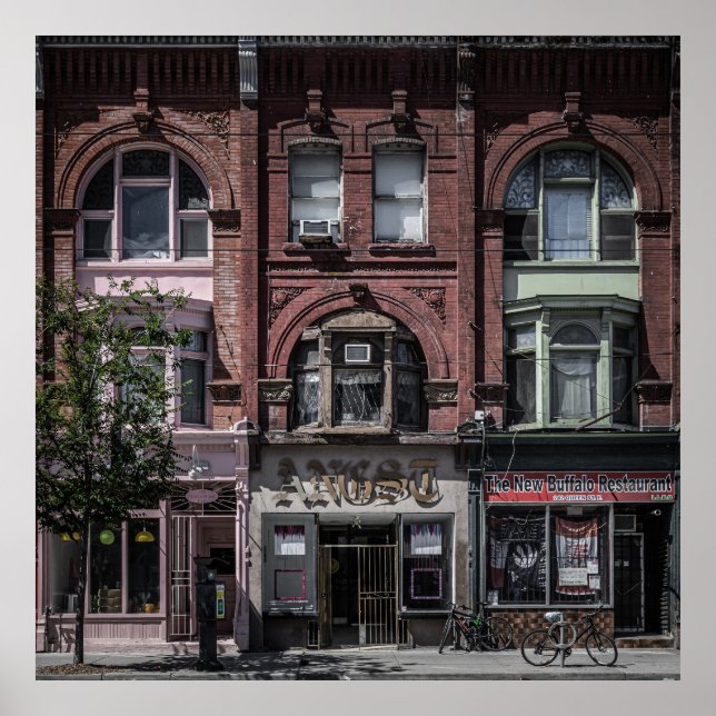 Bygoner och Beautister samt Buffalos nr 3 Färg Poster (Framsidan)