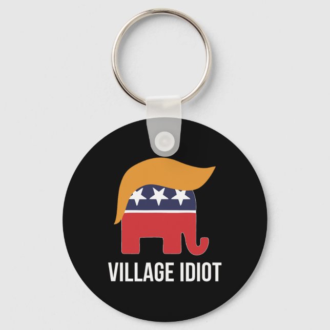 Byhålock - Trump -  Nyckelring (Framsida)