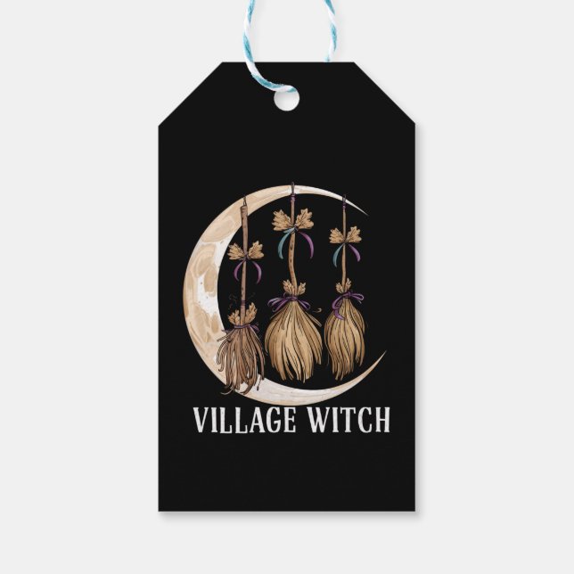 Byhäxa Gotisk Ockult Wicca Pagan Natur Presentetikett (Baksidan)