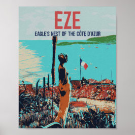 Bykote d'Azur Frankrike Poster