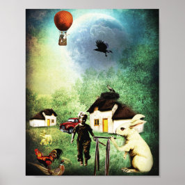 Bylivet i ett parallelluniversum poster