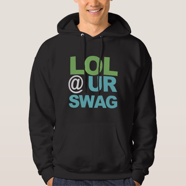 BYLTE FÖR LOL @ UR SWEATSHIRT MED LUVA (Framsida)
