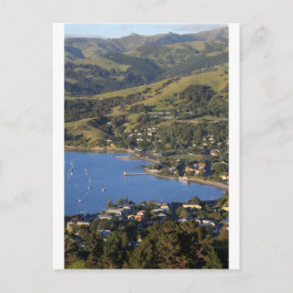 Byn Akaroa Harbour scenic Fransk Vykort