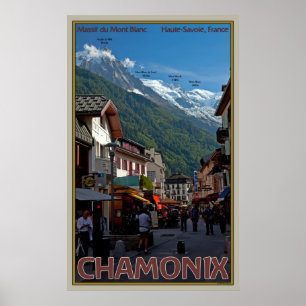 Byn av Chamonix Poster