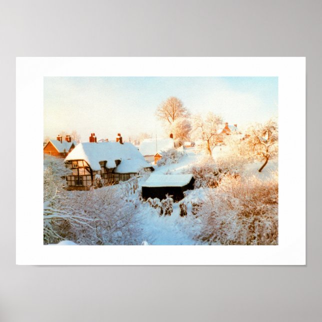 Byn Childrey, Oxfordshire Poster (Framsidan)