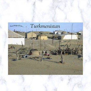 Byn Erbent i Turkmenistan Vykort