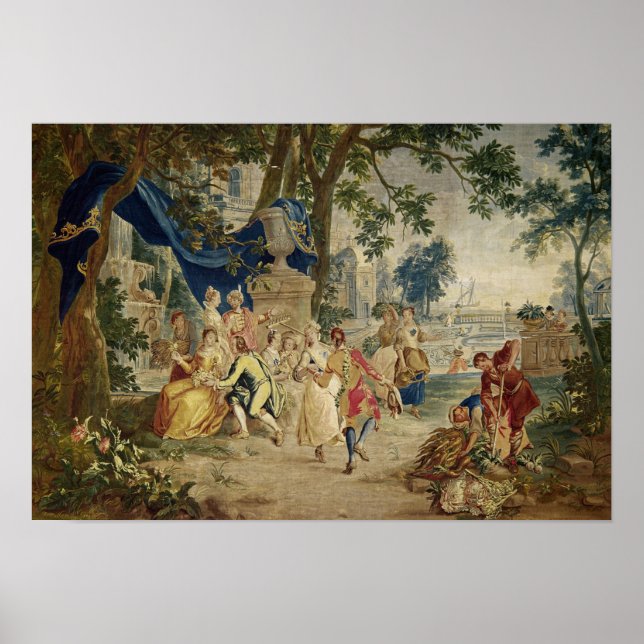 Byn Fete efter D.Teniers Poster (Framsidan)