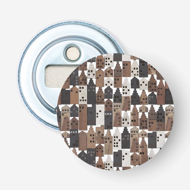 Byn flaska öppet flasköppnare (Framsidan)