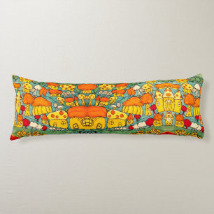 Byn för små underbara hus kroppskudde