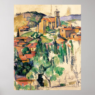 Byn Gardanne, Paul Cézanne Poster