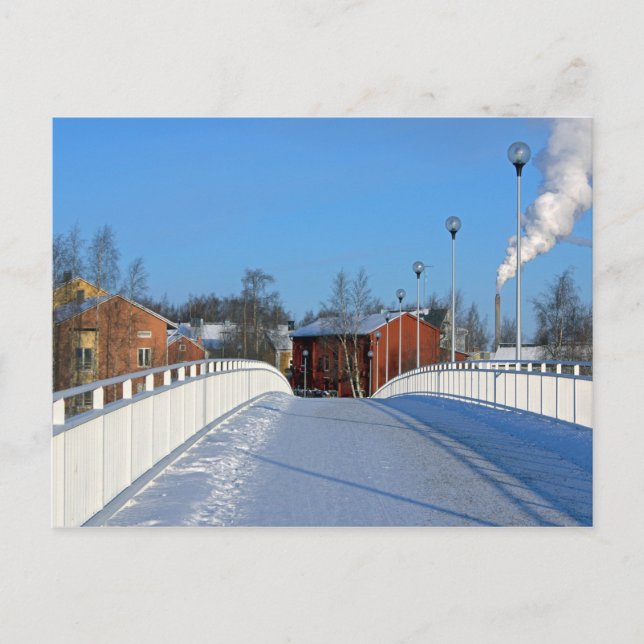 Byn i Finland Vykort (Framsida)