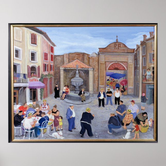 Byn i Provence Poster (Framsidan)