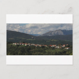 Byn Janezevo Brdo, Brkini Backe, Slovenien Vykort