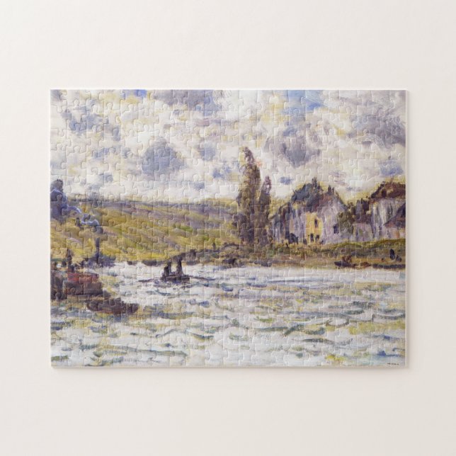 Byn Lavacourt Monet Fine Art Pussel (Horisontell)