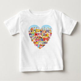 byn lycklig Heart Tee