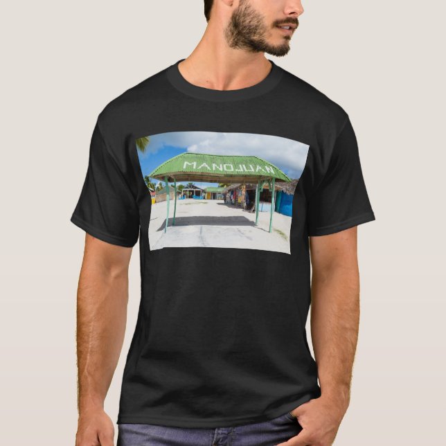 Byn Mano Juan i Saona Domenican Republic T-shirt (Framsida)