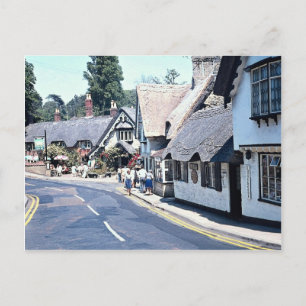 Byn på Isle of Wight, Storbritannien, Europa Vykort