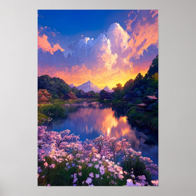 Byn vid Sjö Poster (Framsidan)