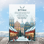 Byn Winter christmas låt det snöa Inbjudningar<br><div class="desc">Byn Winter christmas låt det snöa</div>