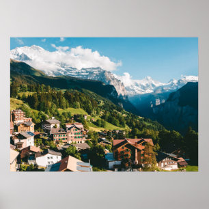 Byn WSchengen Swiss Alpine Poster