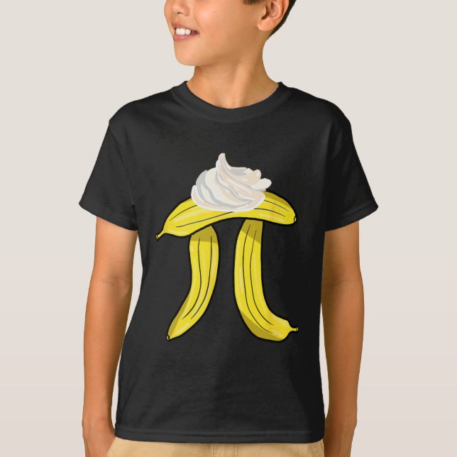 Bynana Cream Pi Symbol - Math Nerd Paj Älskare T Shirt (Framsida)