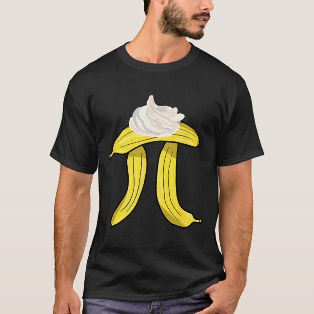 Bynana Cream Pi Symbol - Math Nerd Paj Älskare T Shirt (Framsida)