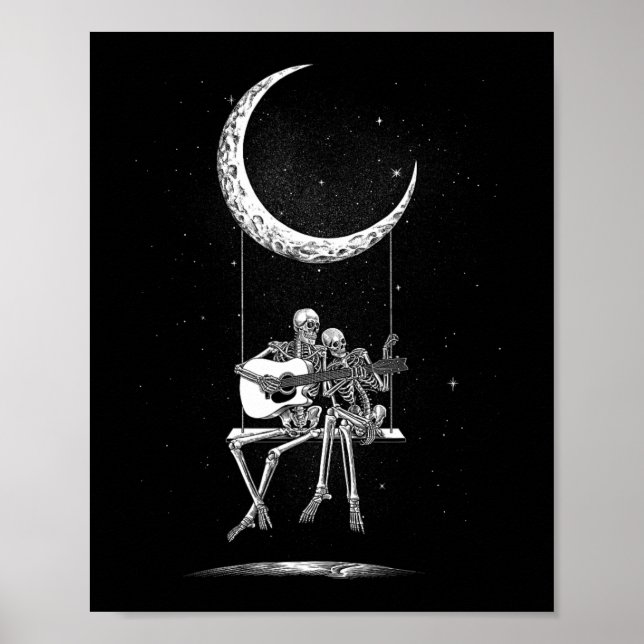 Bynd Tees for Women Rock and roll's För manar Conc Poster (Framsidan)