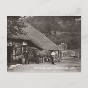 Byns smithy sepia-vykort vykort