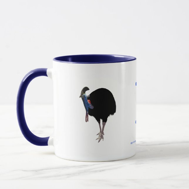 BYO-Cassowary (Casuariuscasuariusen) Mugg (Vänster)