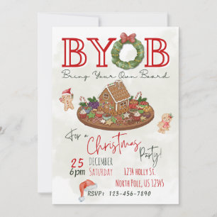 BYOB Charkuteribord Julfest Inbjudan