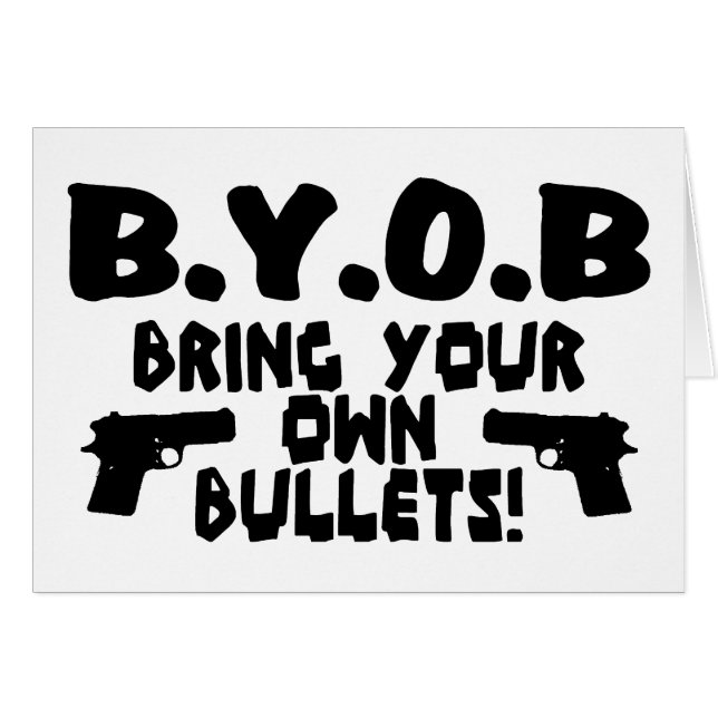 BYOB HÄLSNINGSKORT (Framsidan Horizontal)