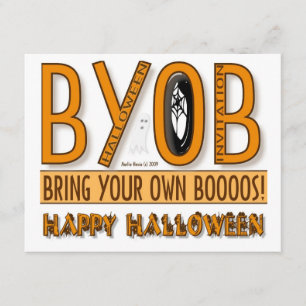 BYOB: Komma med din egna buHalloween inbjudan