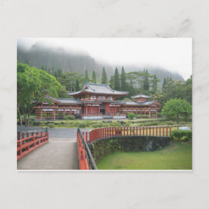 Byodo-in Temple-vykort Vykort