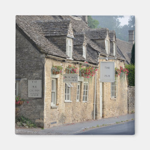 Bypub i Cotswoldsen Magnet