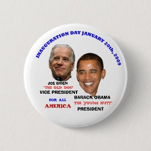 BYRACKA FÖR OBAMA BIDEN INVIGNINGBARN KNAPP