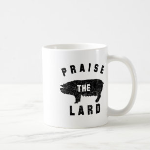 Byrbecue Tees - Prisa Lard-Bbq-Manar Grått Kaffemugg