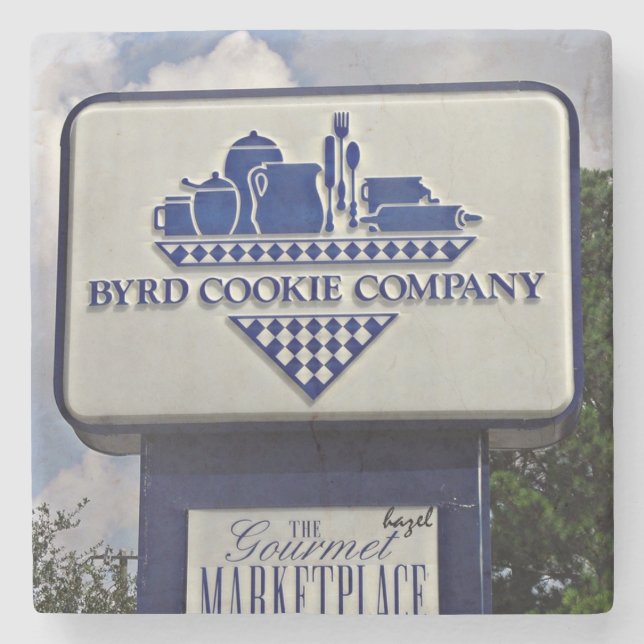 Byrd Cookie Company,Savannah Georgia Underlägg Sten (Framsidan)