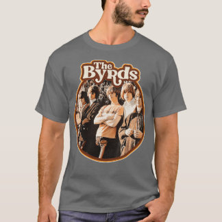 Byrds 70-talets sepiaton t shirt