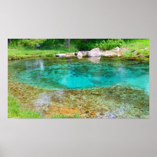 Byrds Mill Vår - Färg mättad Poster